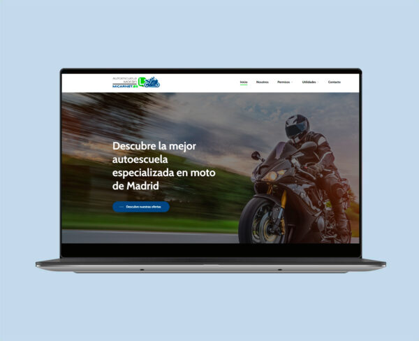 Web Autoescuela Morán